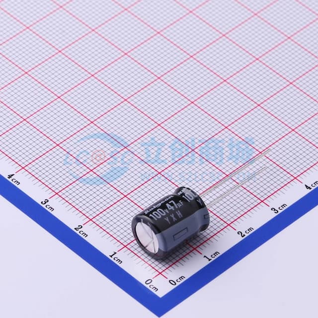 47uF ±20% 100V 停产 【插件】实物图