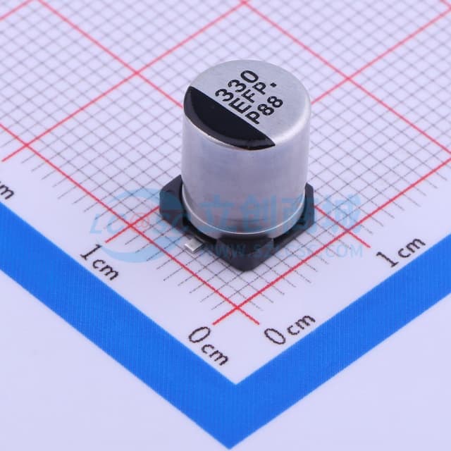 330uF ±20% 25V实物图