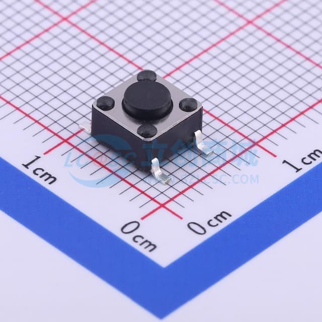 6*6*4.3mm 立贴 轻触开关实物图