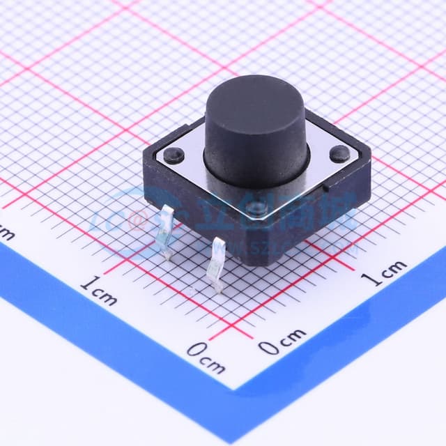 12*12*8mm 直插 轻触开关 【插件】实物图