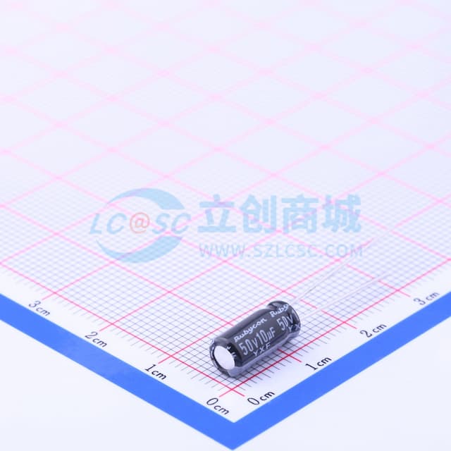 10uF ±20% 50V 【引线】实物图