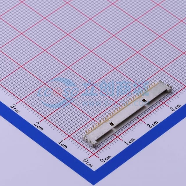 1x30P 间距:1mm 卧贴实物图
