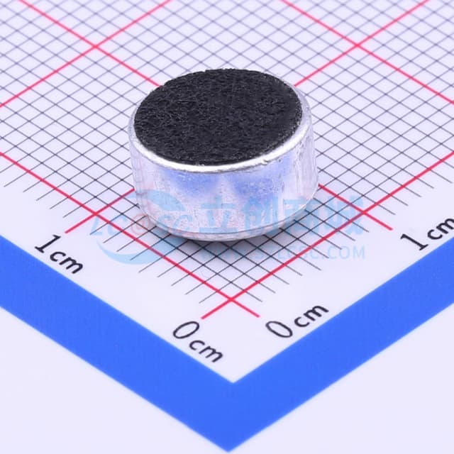 全指向φ9.7*4.5mm 1.5V-10V 灵敏度-34db 低阻抗实物图