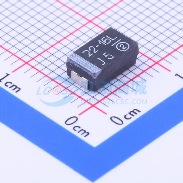 22uF ±10% 16V实物图