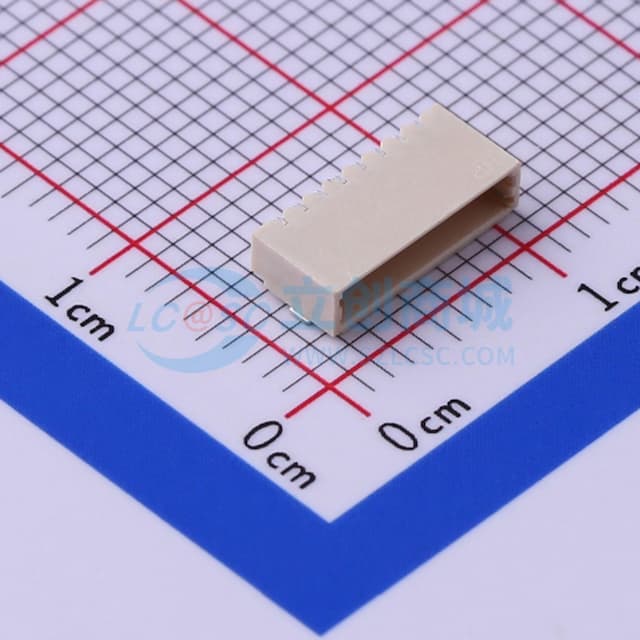 1x8P 间距:1mm 卧贴实物图
