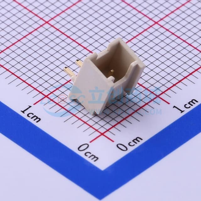 1x2P 间距:2mm 弯插 【插件】实物图