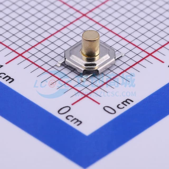 5.2*5.2*3.5mm 立贴 轻触开关实物图
