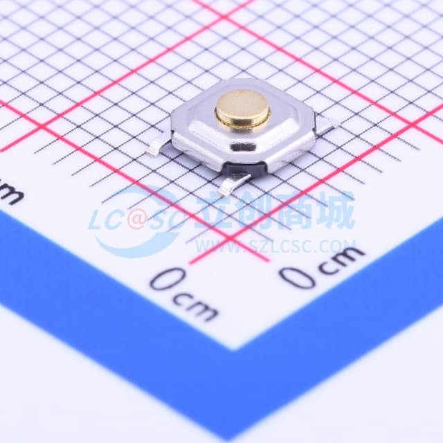 5.2*5.2*1.6mm 立贴 轻触开关实物图