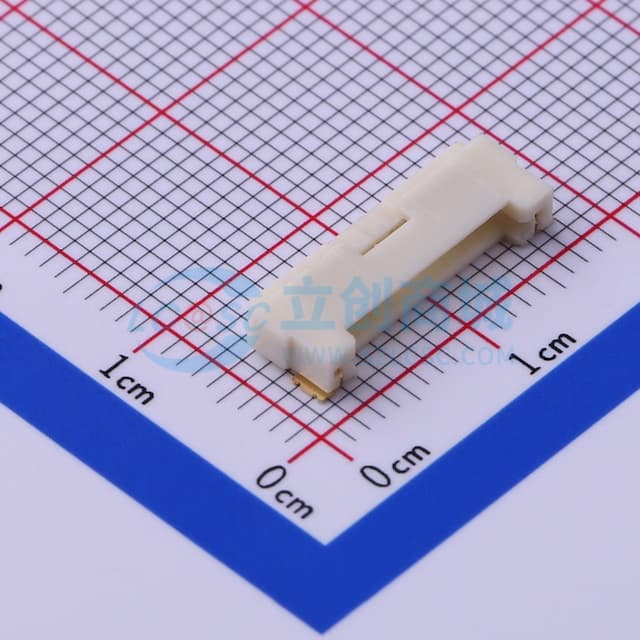 1x9P 间距:1.25mm 卧贴实物图