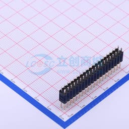 2x20P 间距:2.54mm 直插 【排针】缩略图
