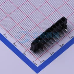 黑色 1x10P 间距:3mm 弯插【插件】缩略图