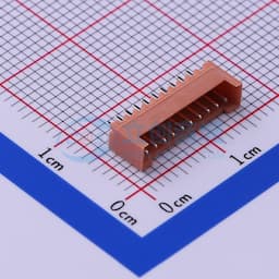 土黃 1x10P 间距:1.25mm 直插【插件】缩略图