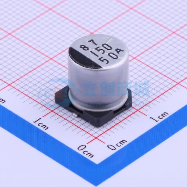 150uF ±20% 50V实物图
