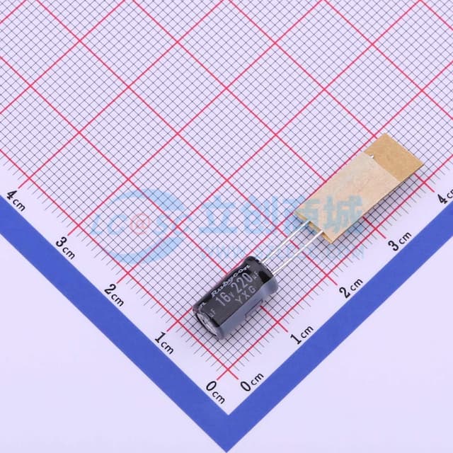 220uF ±20% 16V 【插件】实物图