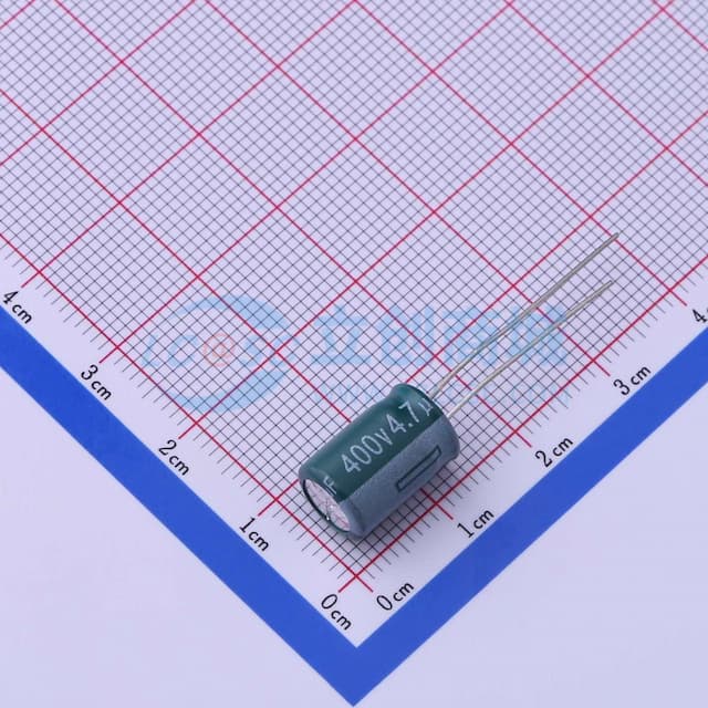 4.7uF ±20% 400V 【插件】实物图