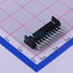 黑色 2x10P 间距:2mm 直插【插件】缩略图