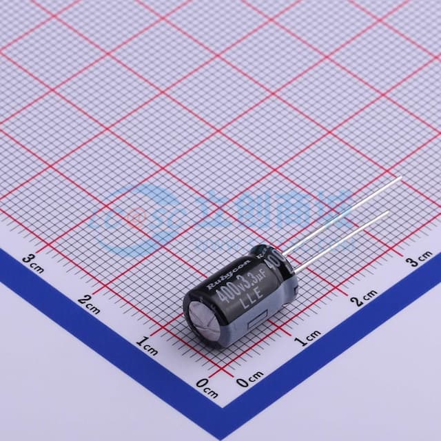 3.3uF ±20% 400V 【插件】实物图