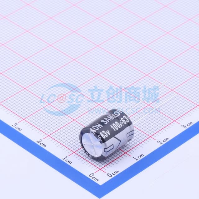 100uF ±20% 63V 【引线】实物图