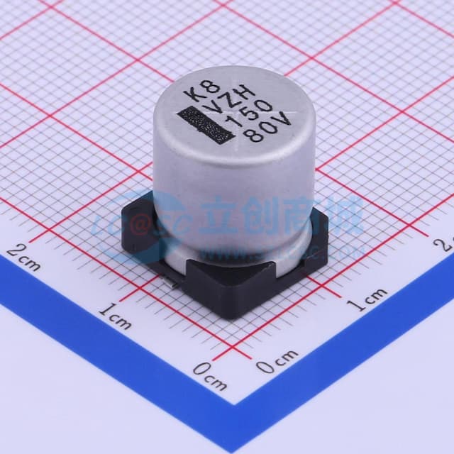 150uF ±20% 80V实物图