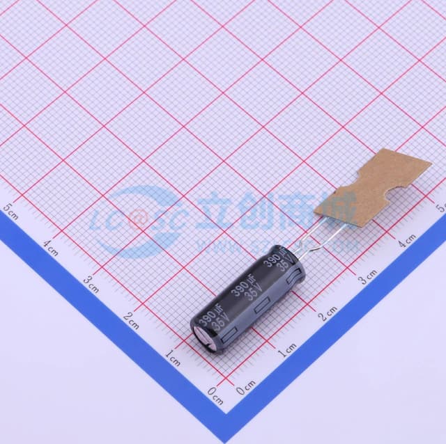 390uF ±20% 35V 【插件】实物图