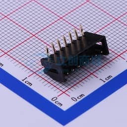 黑色 1x7P 间距:2mm 弯插【插件】缩略图