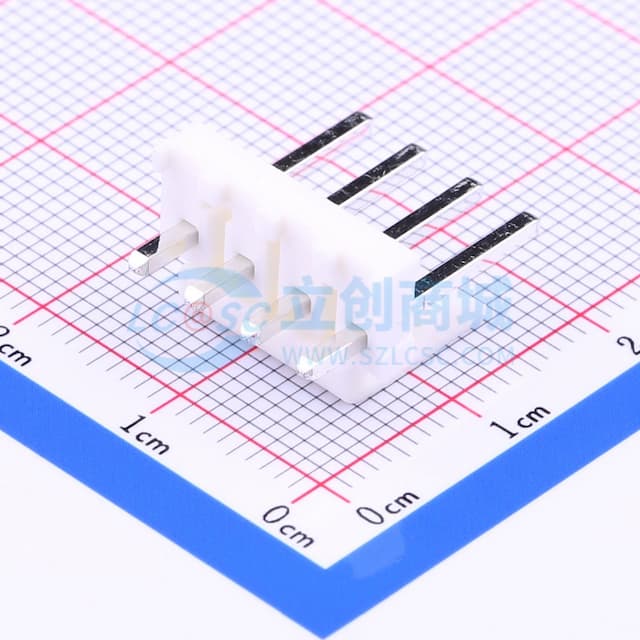 1x4P 间距:3.96mm 直插 【插件】实物图