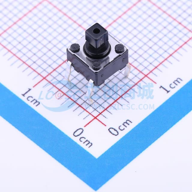 6*6*7.3mm 直插 轻触开关 【轻触】实物图