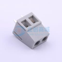 1x2P 5mm 直插 排数:1 每排P数:2【螺钉】缩略图