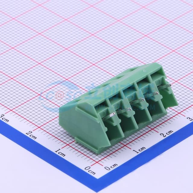 1x5P 5mm 直插 排数:1 每排P数:5【栅栏】实物图
