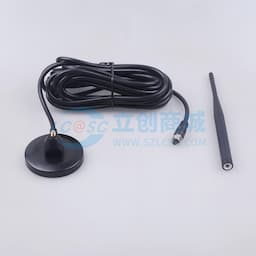 数码通讯电视天线,F公头公针,RG59线,L=5M,铁座,黑色缩略图