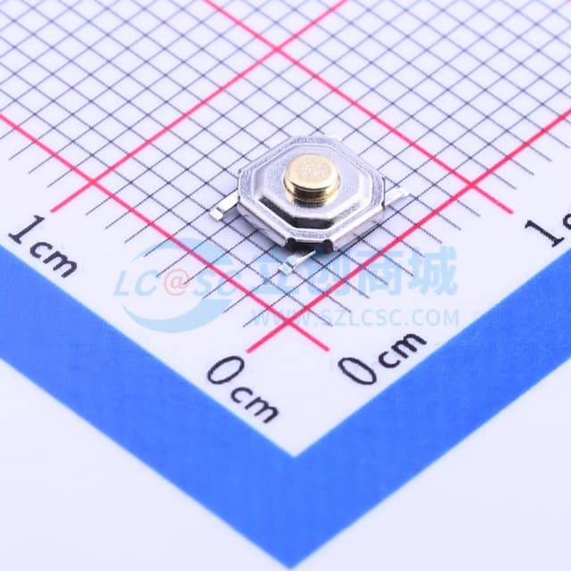 5.2*5.2*1.8mm 立贴 轻触开关实物图