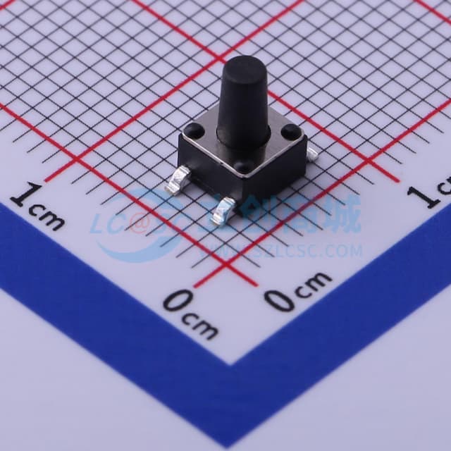 4.5*4.5*7mm 立贴 轻触开关实物图