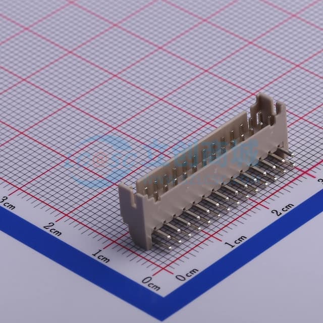 2x14P 间距:2mm 弯插【插件】实物图