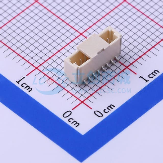 1x8P 间距:1mm 立贴实物图