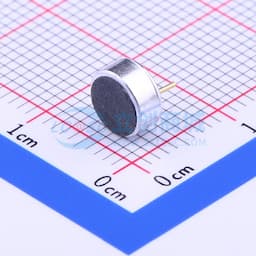 全指向双电容φ6.0*2.7mm 1.5V-10V 灵敏度-34db 低阻抗 针脚 【咪头】缩略图