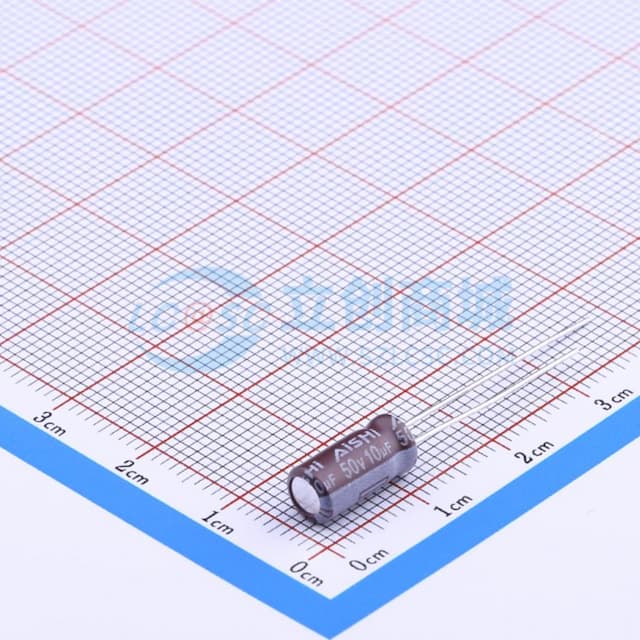 10uF ±20% 50V 【引线】实物图