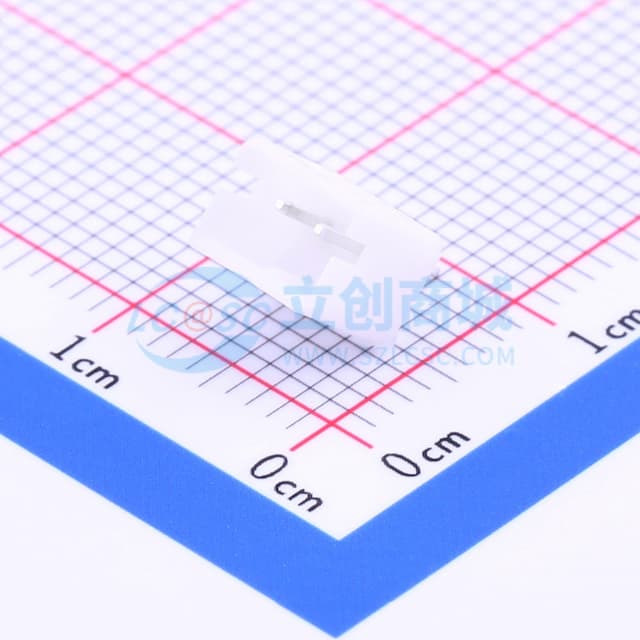 系列:PH 间距:2mm 1x2P【插件】实物图