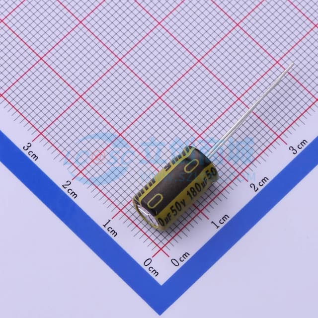 180uF ±20% 50V 【插件】实物图
