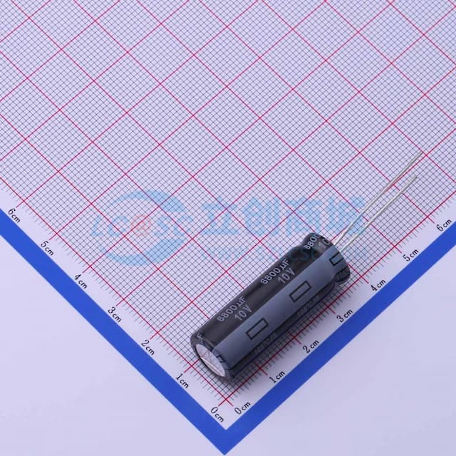 6800uF ±20% 10V 【插件】实物图