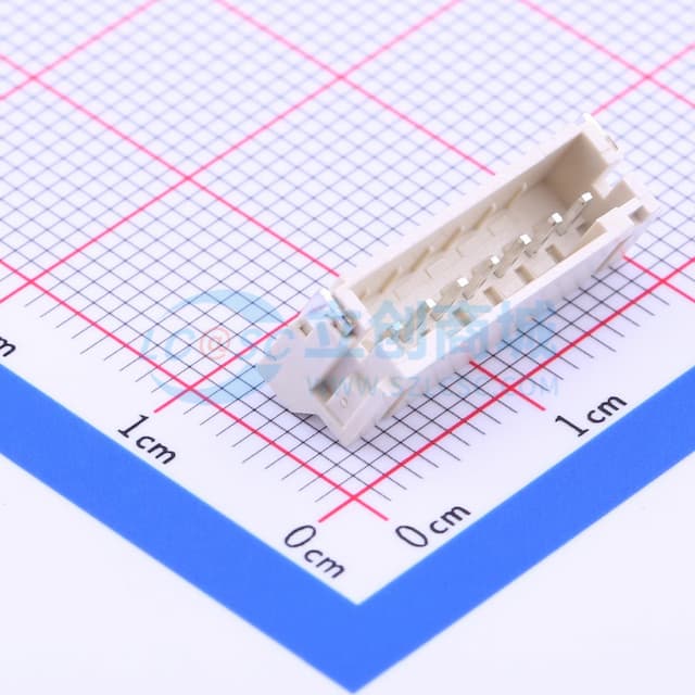 1x7P 间距:2mm 卧贴 系列:PH实物图
