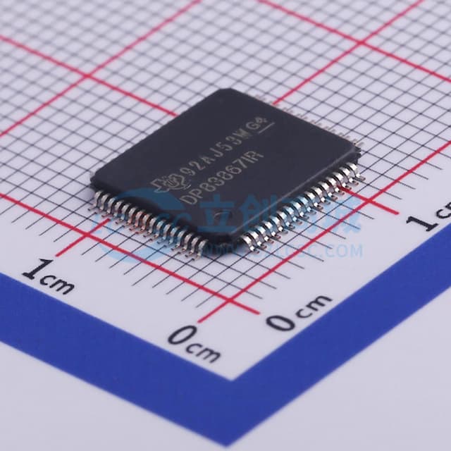 DP83867IR/CRRobust,高抗干扰10/100/1000以太网物理层收发器实物图