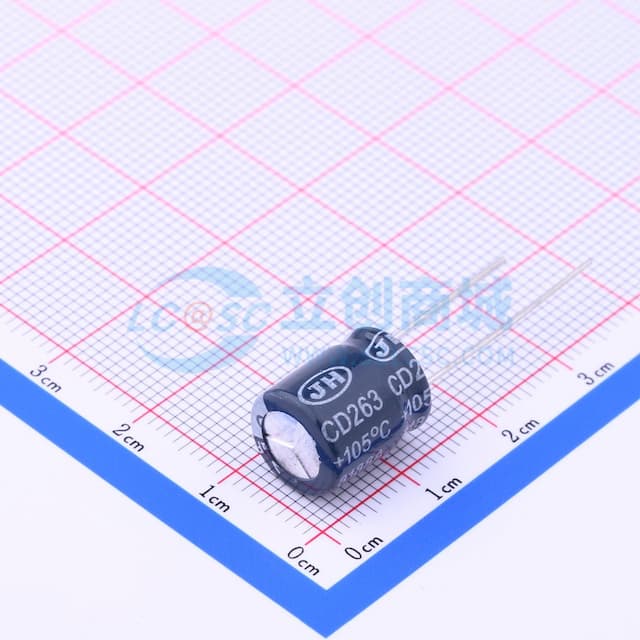 220uF ±20% 50V 【引线】实物图