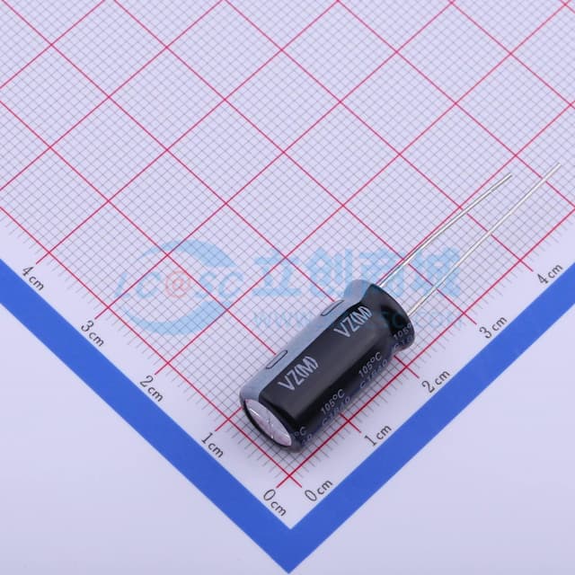 2200uF ±20% 10V 【引线】实物图