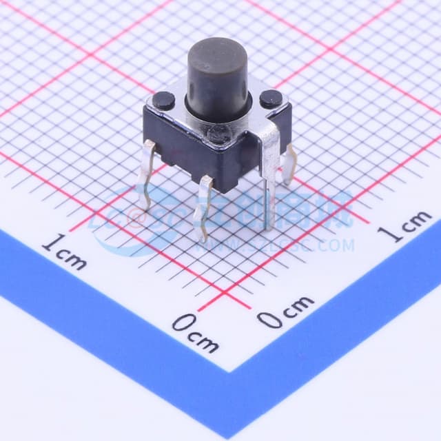 6*6*7mm 直插 轻触开关 【插件】实物图