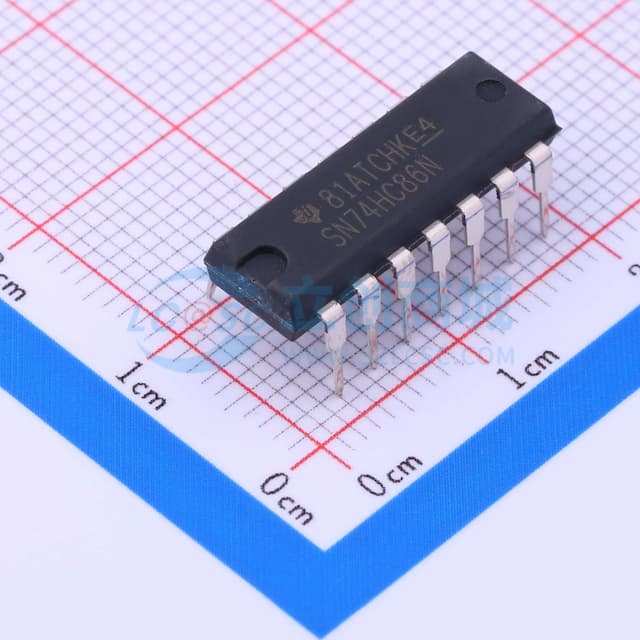 四路2输入异或门【74】实物图