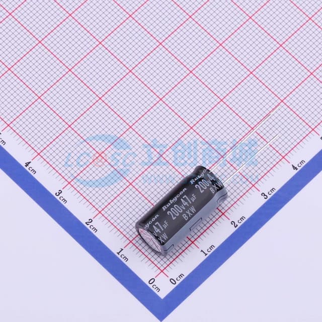 47uF ±20% 200V 【引线】实物图