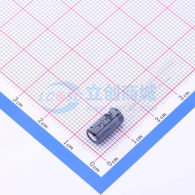 100uF ±20% 16V 【引线】实物图