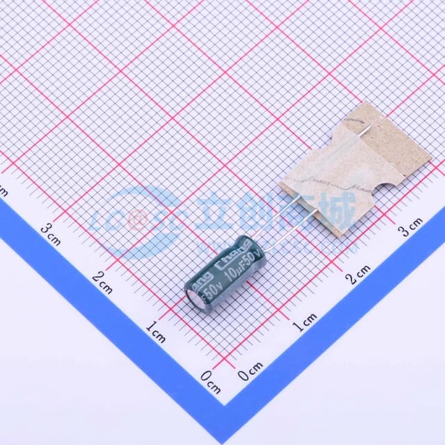 10uF ±20% 50V 【引线】实物图