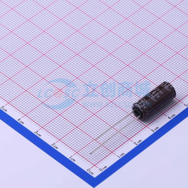 120uF ±20% 63V 【插件】实物图
