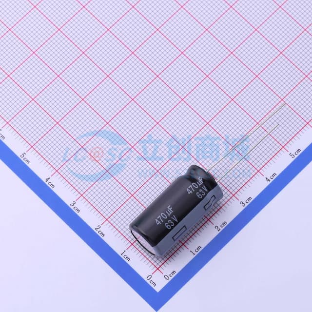 470uF ±20% 63V 【插件】实物图